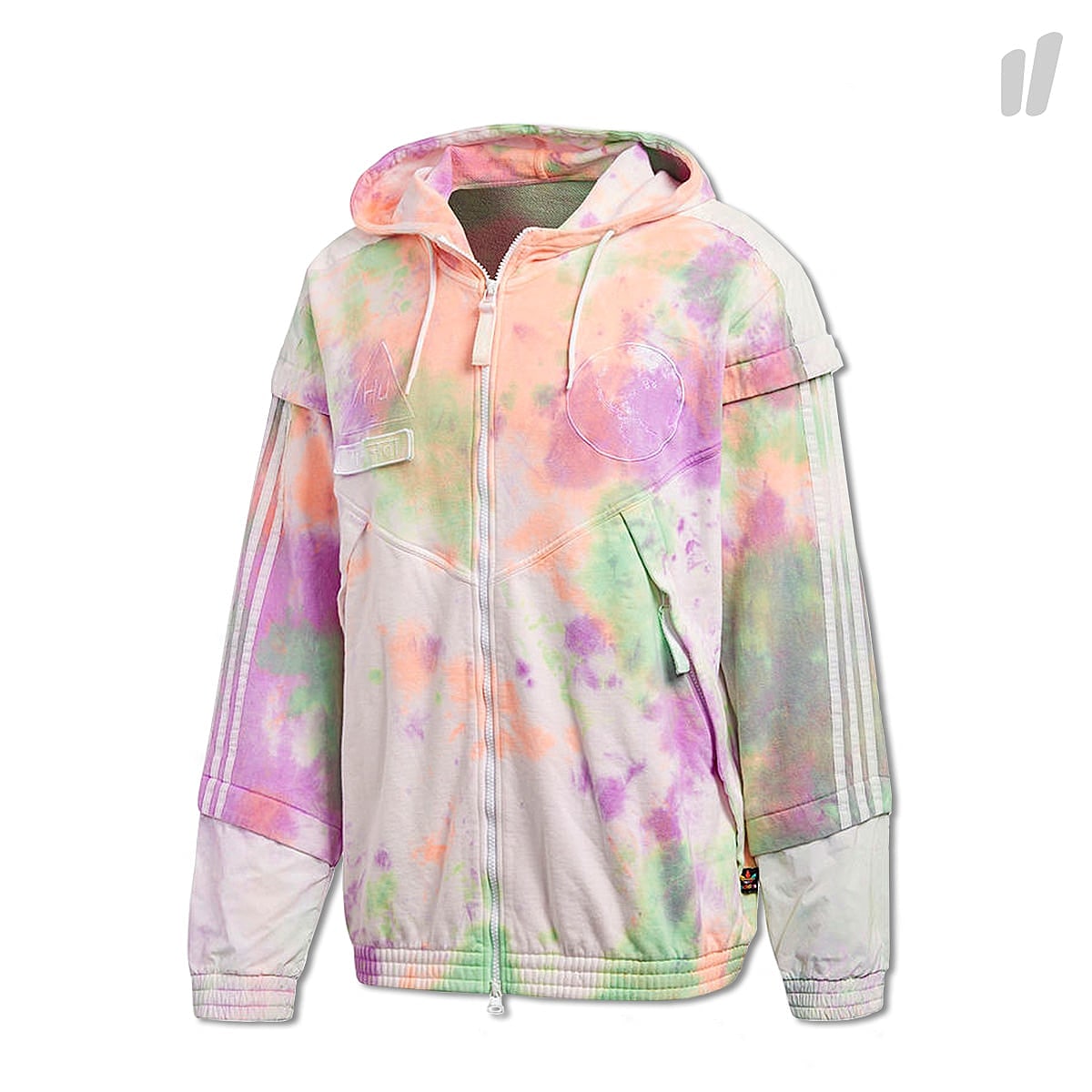 adidas HU Holi Full Zip Hoodie Multicolor / White Hoodies CW9413 | Overkill