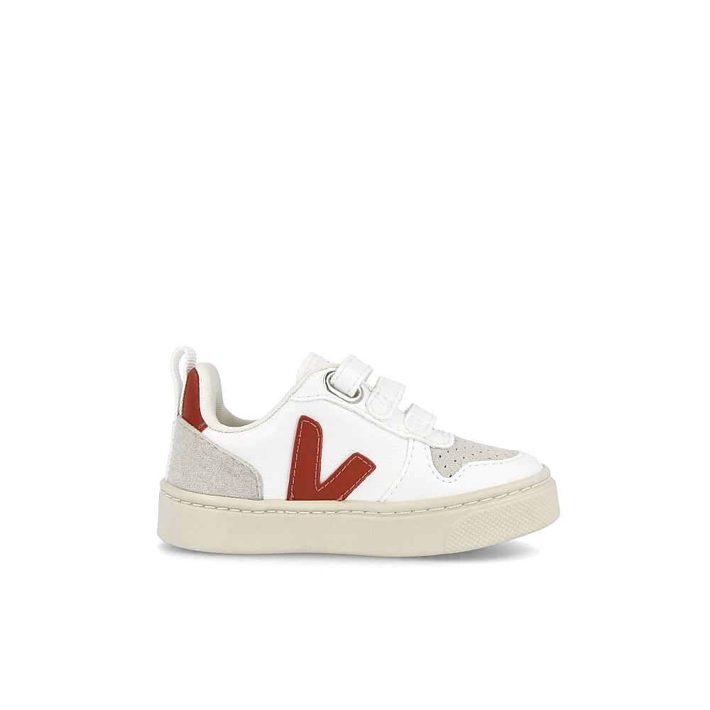 Veja small v-10 velcro cwl White / Rouille   Material | Overkill