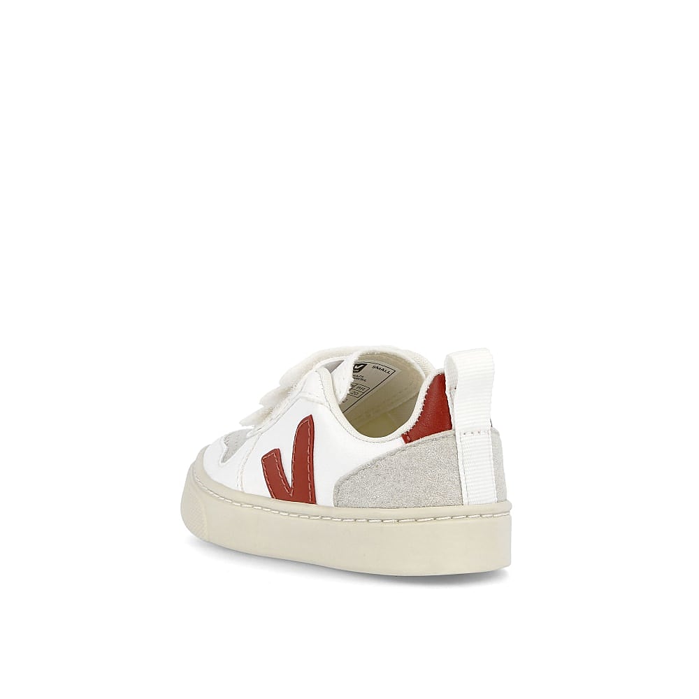 Veja small v-10 velcro cwl White / Rouille  Close-up | Overkill