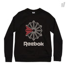 Reebok Wmns F Starcrest Crewneck Black Sweatshirts CY4713 | Overkill