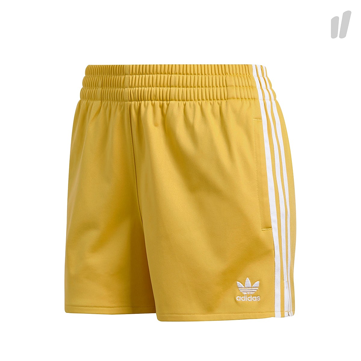 adidas Wmns 3 Stripes Short Corn Yellow Shorts CY4764 | Overkill