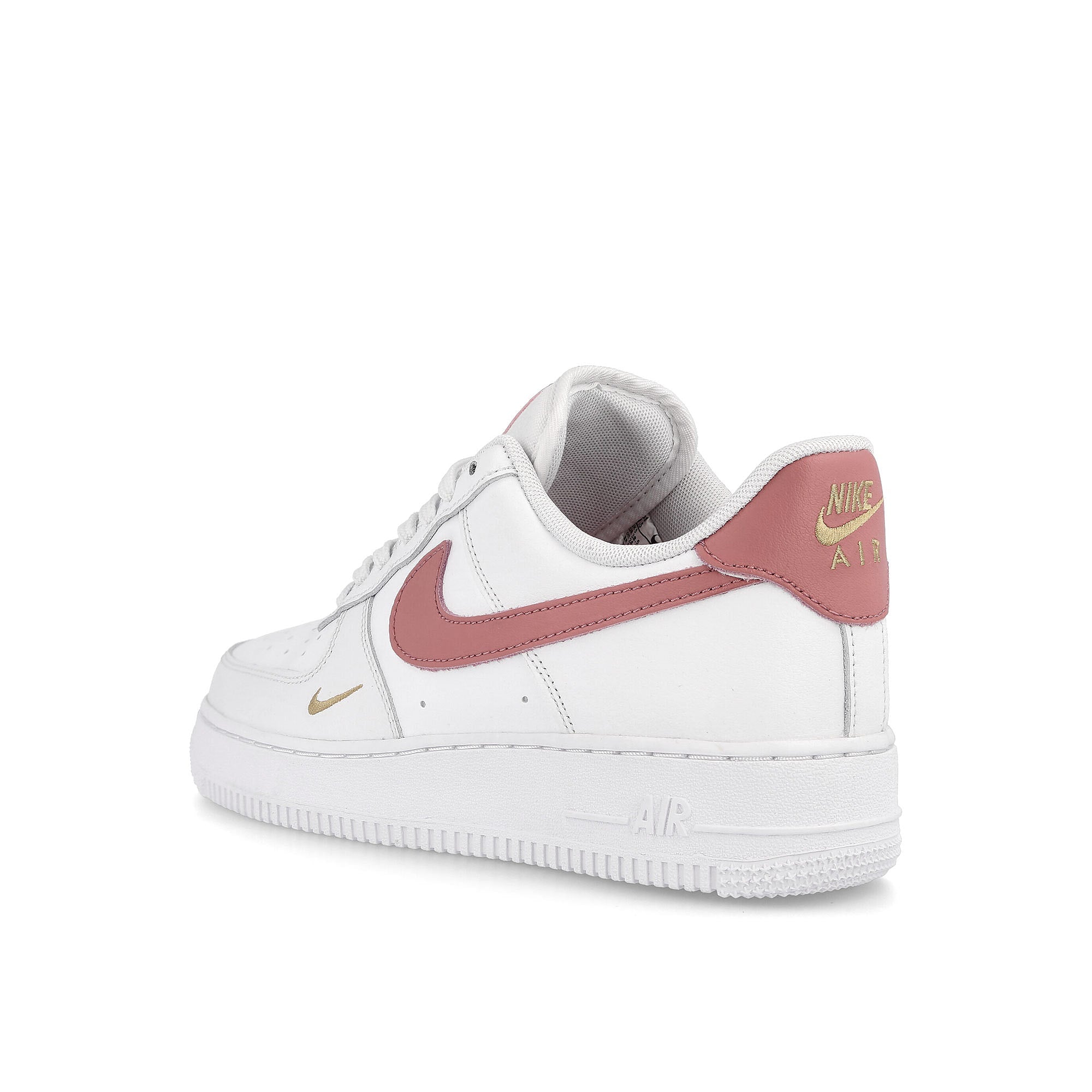 Nike wmns air force 1 07 essential White / Rust Pink - White - Rust Pink  Close-up | Overkill