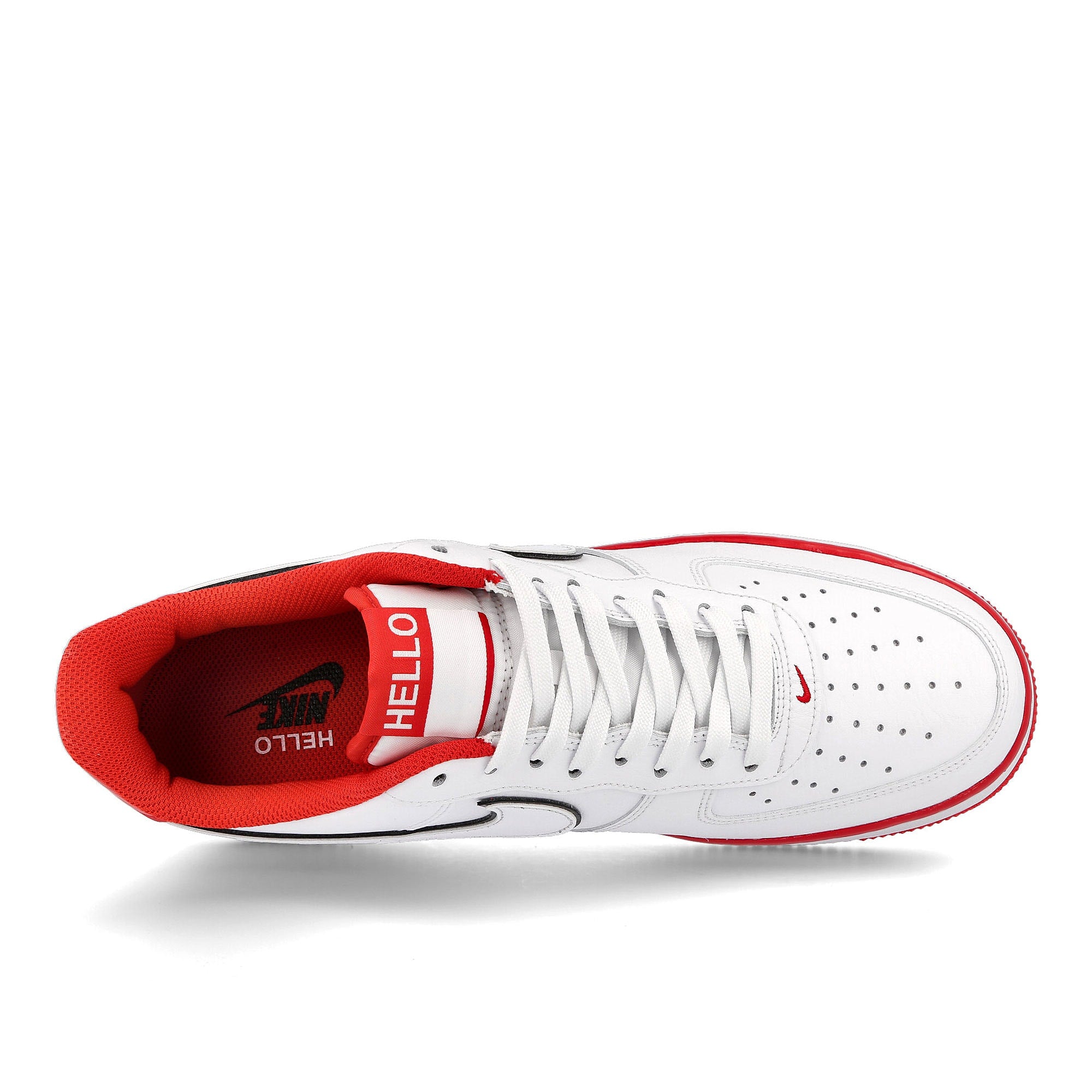Nike air force 1 07 lx White / White - University Red - Black  Detail view 1 | Overkill
