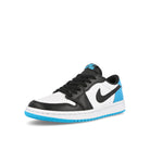 Jordan Wmns Air Jordan 1 Low OG White / Dark Powder Blue - Black Sneakers  Close Up | Overkill