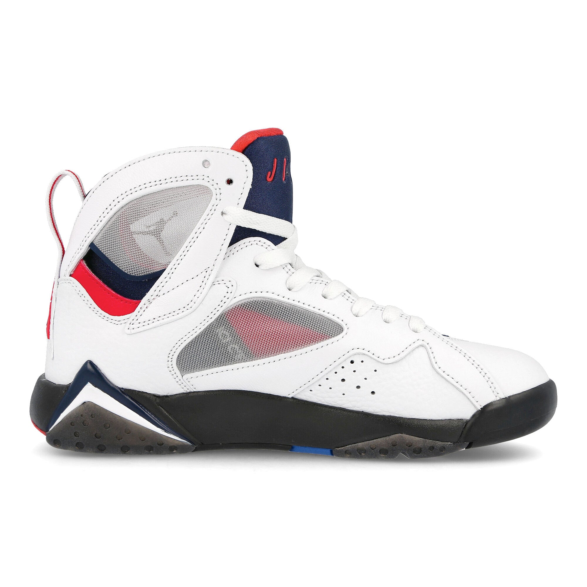 Jordan Paris Saint Germain x Air Jordan 7 Retro BCFC White / University Red - College Navy   Material | Overkill