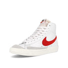Nike wmns blazer mid 77 vintage White-Habanero Red - Sail Mid Top Sneakers  Close Up | Overkill