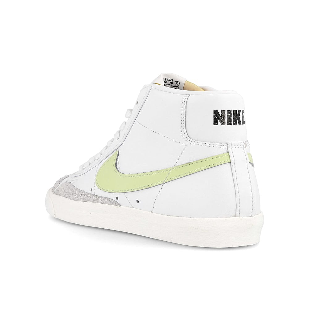 Nike wmns blazer mid 77 Whte-Barely Volt - White - Total Orange Sneakers  Material | Overkill