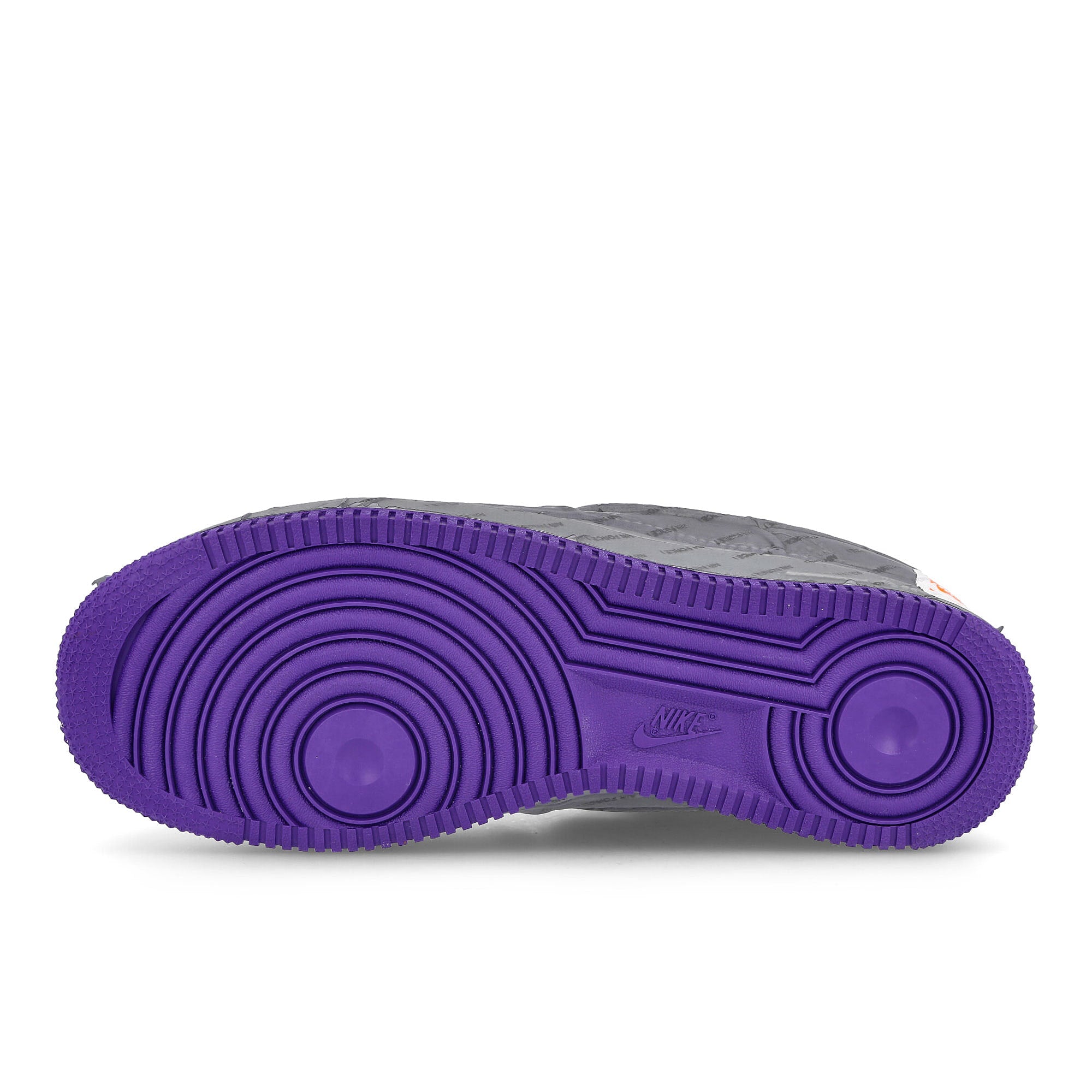 Nike air force 1 experimental Light Smoke Grey / Court Purple - Total Orange  Detail view 2 | Overkill