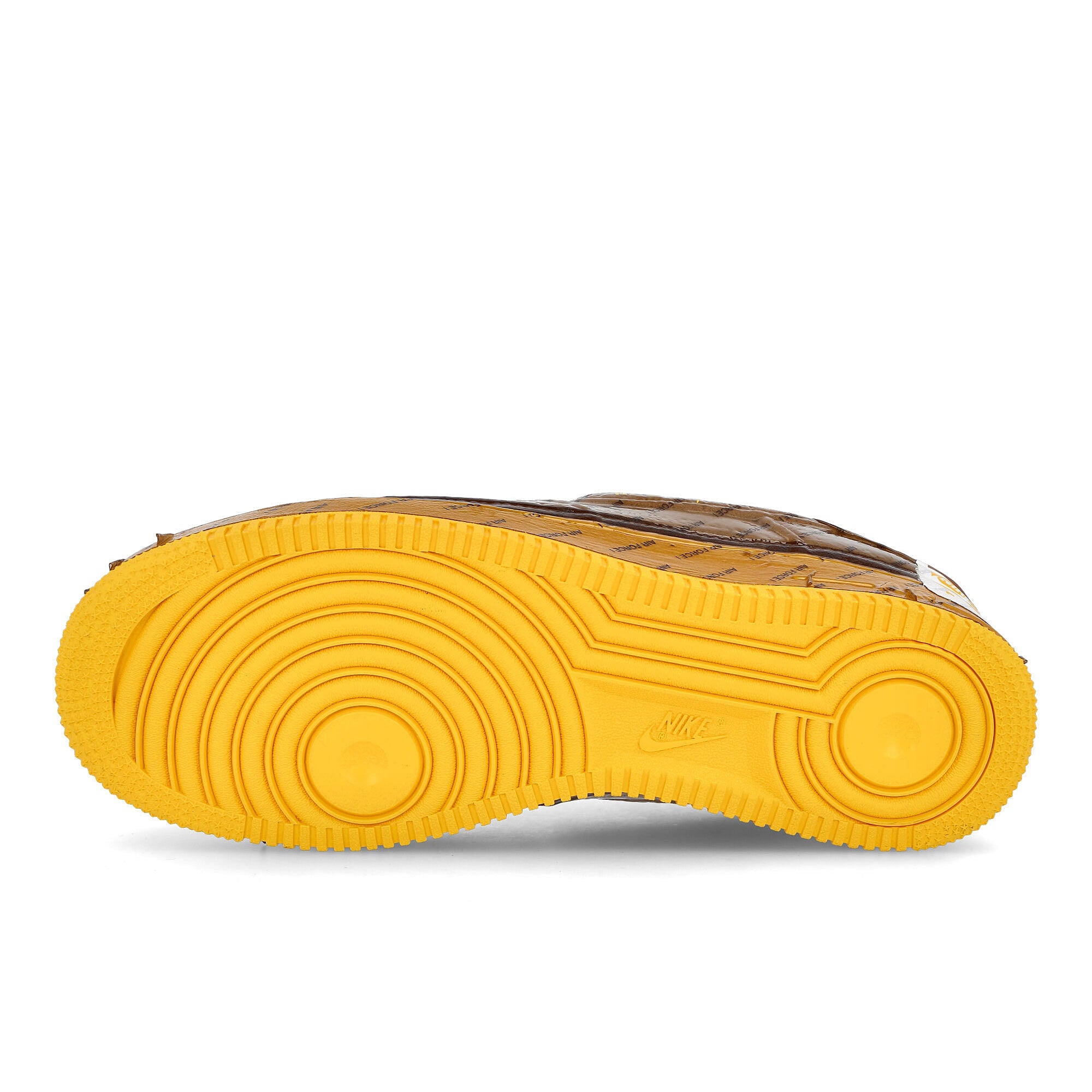 Nike air force 1 experimental Archaeo Brown / University Gold - White  Detail view 2 | Overkill