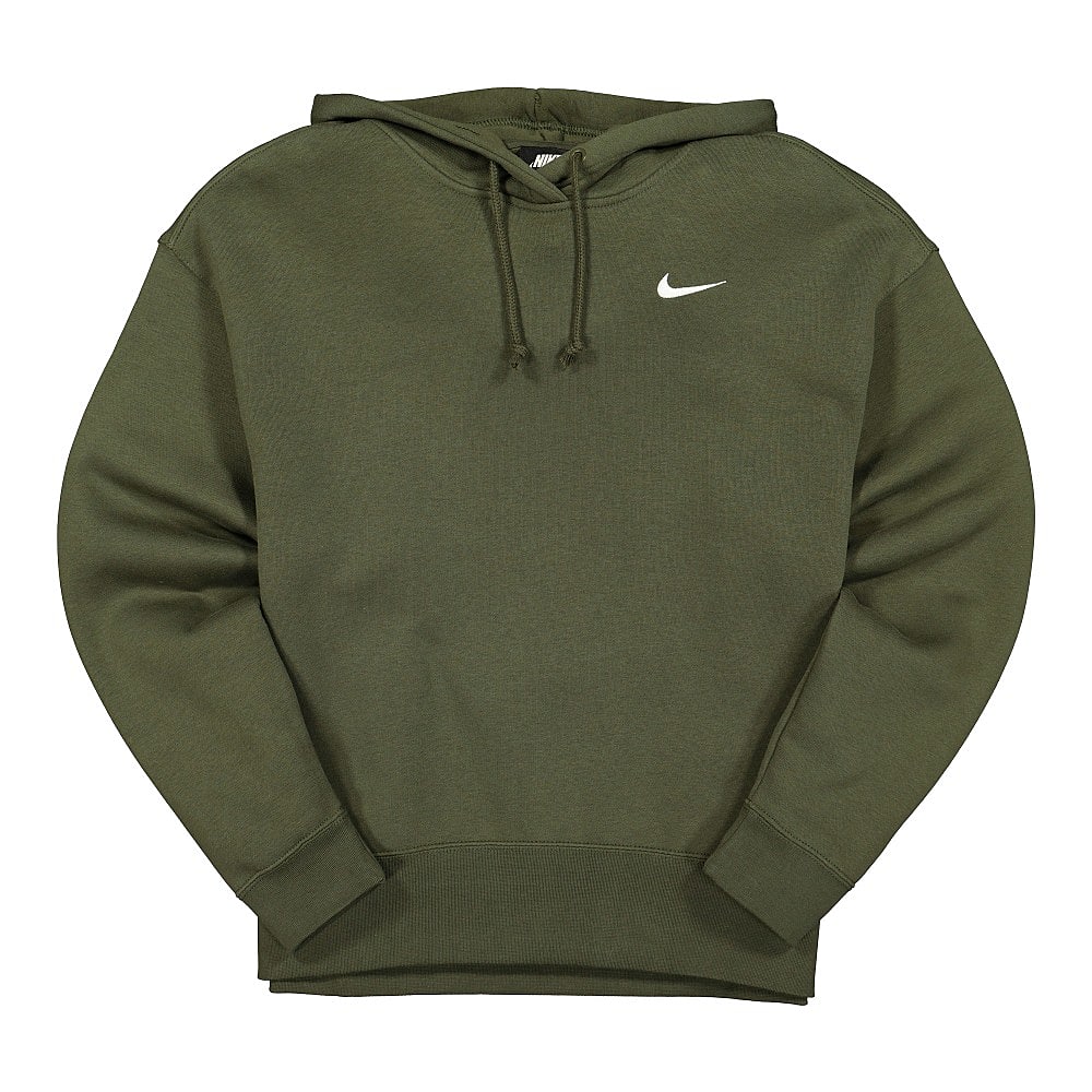 Nike Wmns NSW Hoodie Fleece Trend Cargo Khaki / White Hoodies CZ2590 325 | Overkill