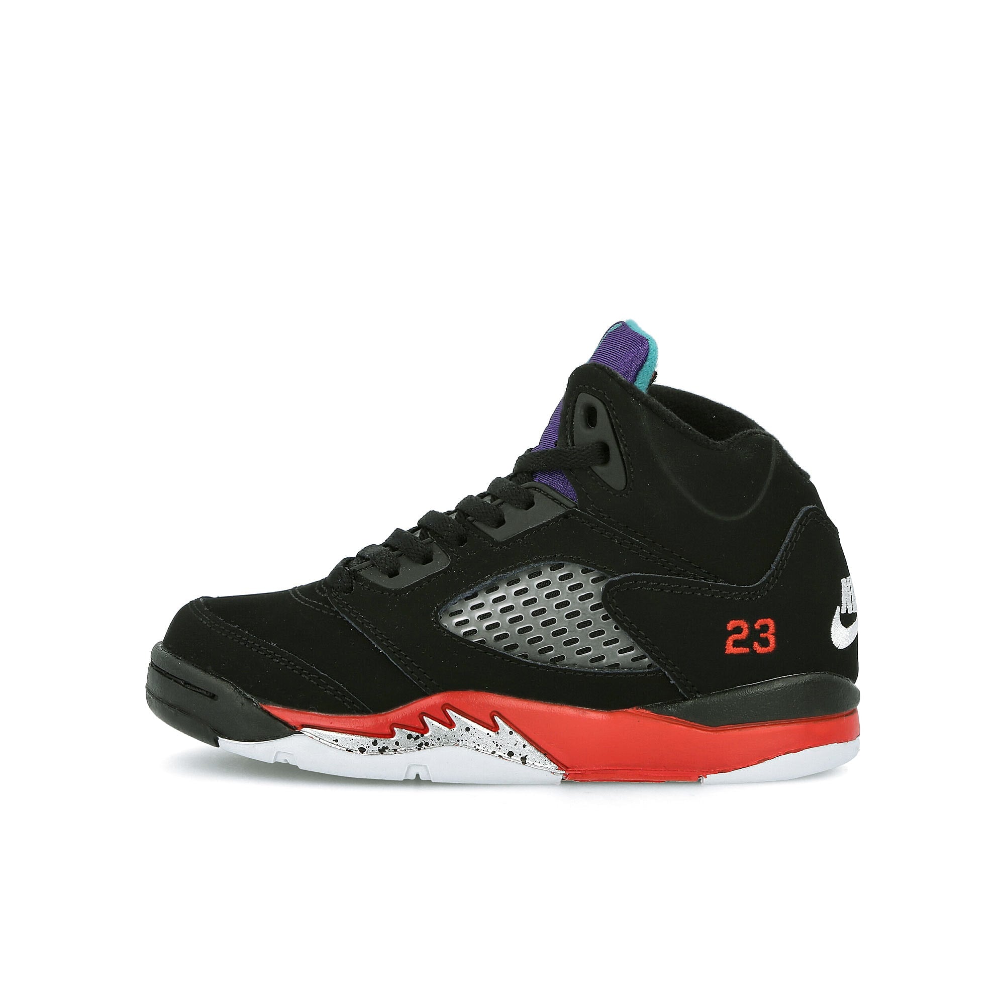 Jordan Air Jordan 5 Retro Top3 PS Black / New Emerald - Fire Red - Grape Ice  CZ2990 001 | Overkill