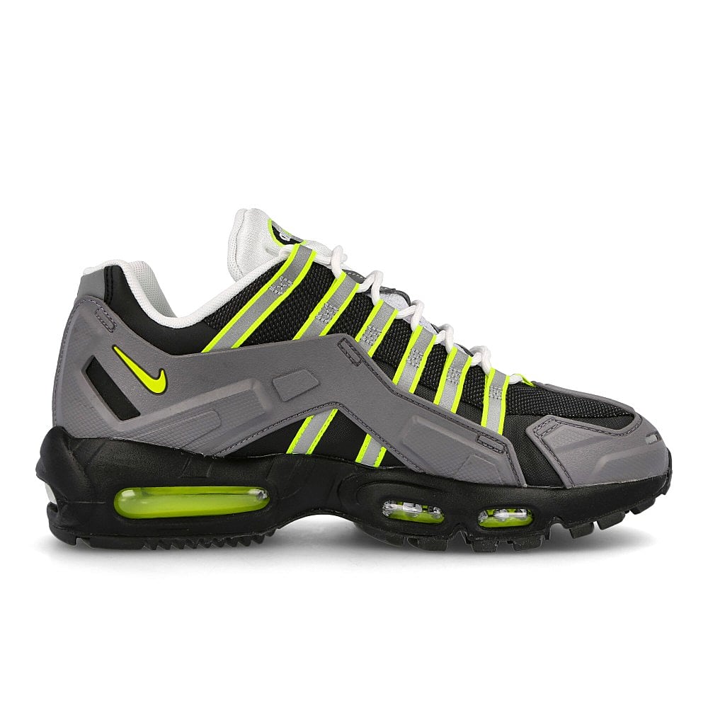 Nike air max 95 ndstrkt Black-Neon Yellow - Medium Grey Low Top Sneakers  Silhouette | Overkill