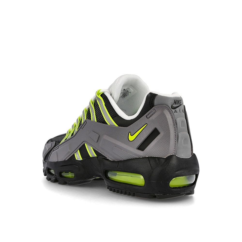 Nike air max 95 ndstrkt Black-Neon Yellow - Medium Grey Low Top Sneakers  Material | Overkill