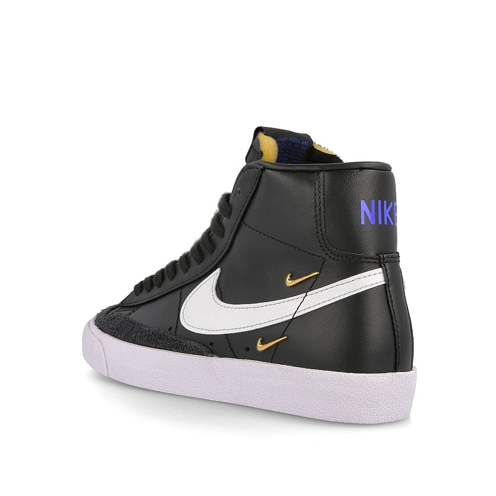 Nike wmns blazer mid 77 suede Black-White - Hyper Royal - White Sneakers  Material | Overkill