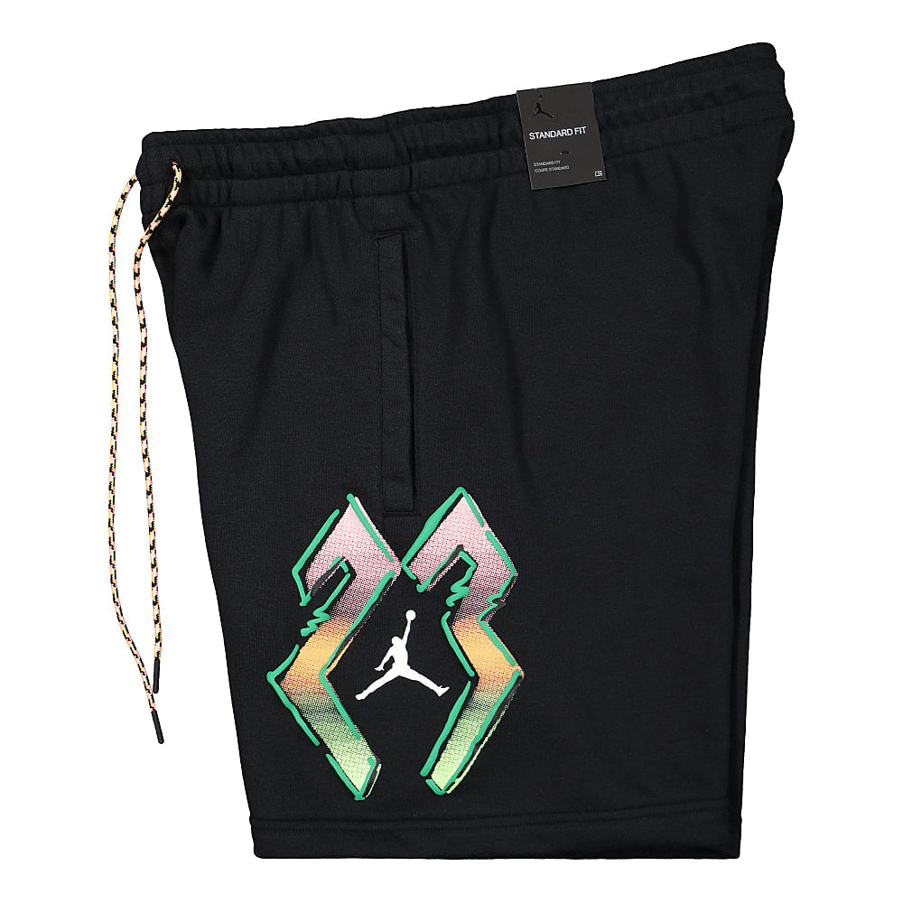 Jordan Air Jordan Sport DNA HBR Fleece Short Black Shorts Close-up | Overkill