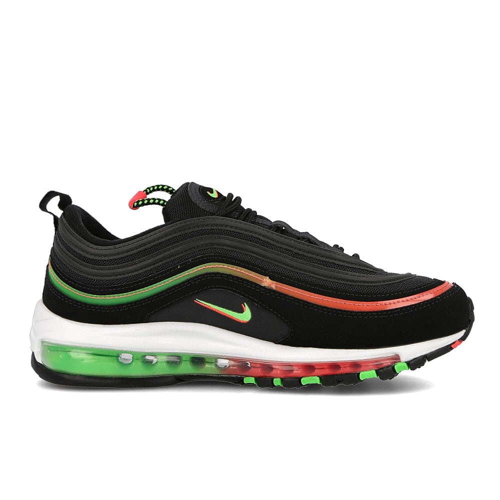 Nike air max 97 Black-Green Strike - Flash Crimson - White Sneakers  Silhouette | Overkill