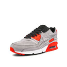 Nike air max 90 qs Night Silver-Night Silver - Bright Crimson Sneakers  Close Up | Overkill