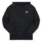 Nike NSW Club French Terry Hoodie Black / Black / White Hoodies CZ7857 010 | Overkill