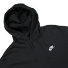 Nike NSW Club French Terry Hoodie Black / Black / White Hoodies Close-up | Overkill