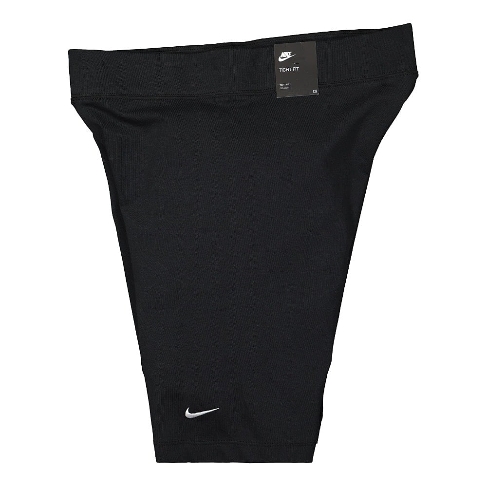 Nike Wmns NSW Essential Biker Short Black / White Shorts Close-up | Overkill