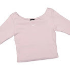 Nike Wmns NSW Essential Top Scoop Champagne Tops Close-up | Overkill