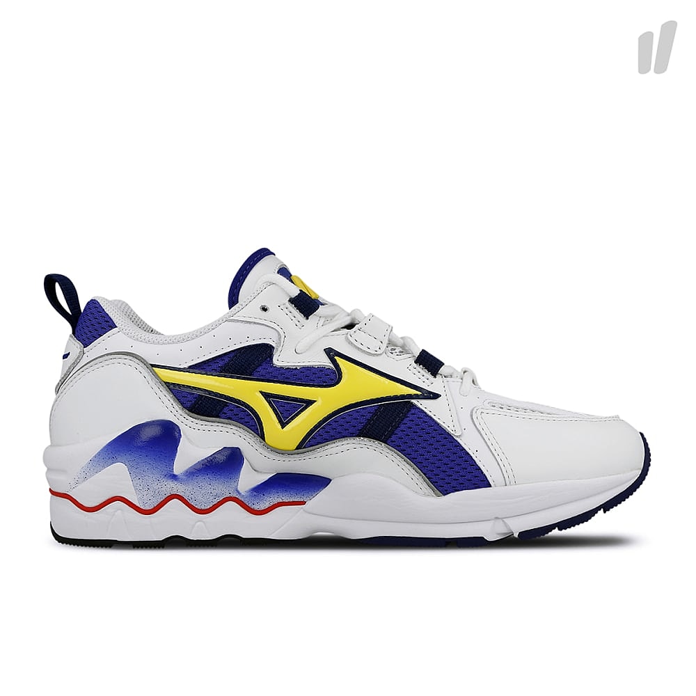 Mizuno wave rider1 og White-Blue-Yellow Sneakers  Silhouette | Overkill