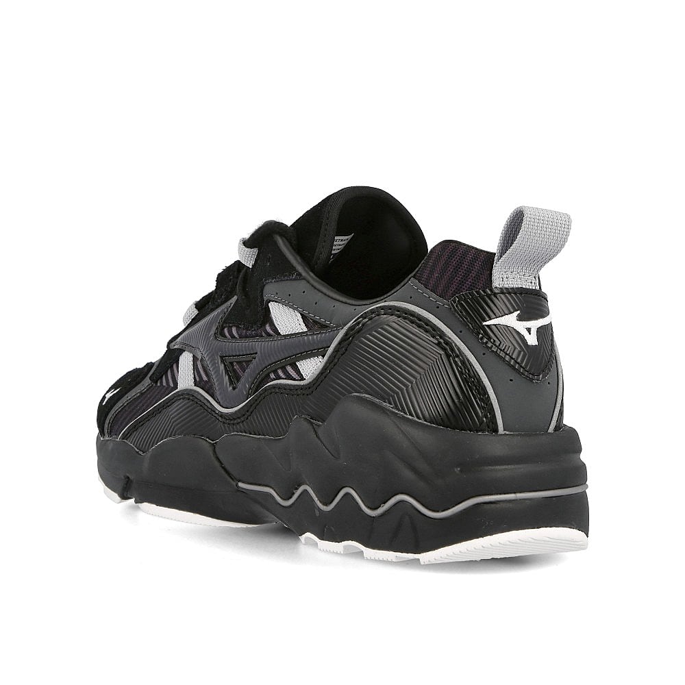 Mizuno wave rider 1 Black-Blue Graphite Sneakers  Material | Overkill