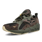 Mizuno wave rider 1 Black-After Dark-Forest Night Sneakers  Close Up | Overkill