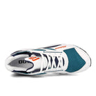 Mizuno mondo control og White-Fanfare-Dress Blue Low Top Sneakers  Detailfoto | Overkill