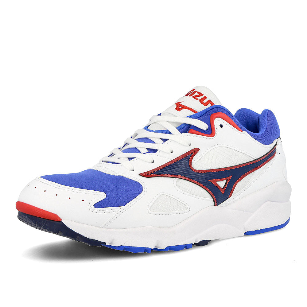 Mizuno sky medal White-High Risk Red Sneakers  Close Up | Overkill