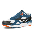 Mizuno sky medal s White-Black-Moroccan Blue Sneakers  Close Up | Overkill