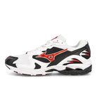 Mizuno wave rider 10 White-Chinese Red-Black Sneakers D1GA210201 | Overkill
