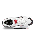 Mizuno wave rider 10 White-Chinese Red-Black Sneakers  Detailfoto | Overkill