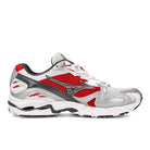 Mizuno wave rider 10 White-Silver-Red Sneakers  Silhouette | Overkill