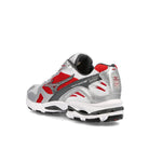 Mizuno wave rider 10 White-Silver-Red Sneakers  Material | Overkill