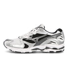 Mizuno Wave Rider 10 White / Silver / Black  Low Top Sneakers D1GA210405 | Overkill