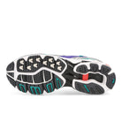 Mizuno Wave Rider 10 White / Silver / Teal Blue Low Top Sneakers  Detail View 1 | Overkill