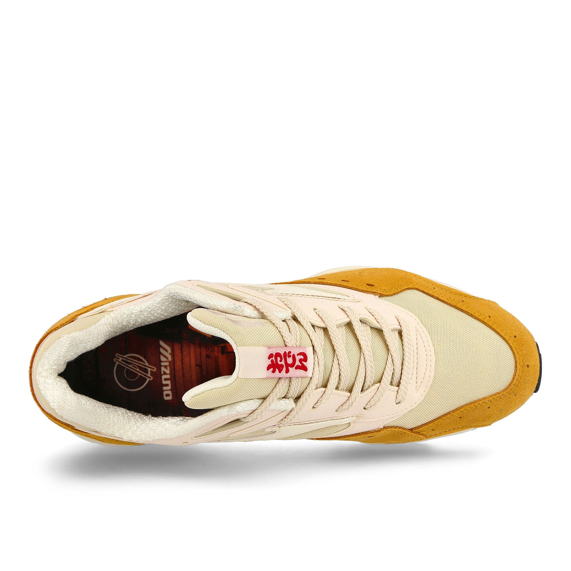 Mizuno contender Beige-Brown Sneakers  Detailfoto | Overkill