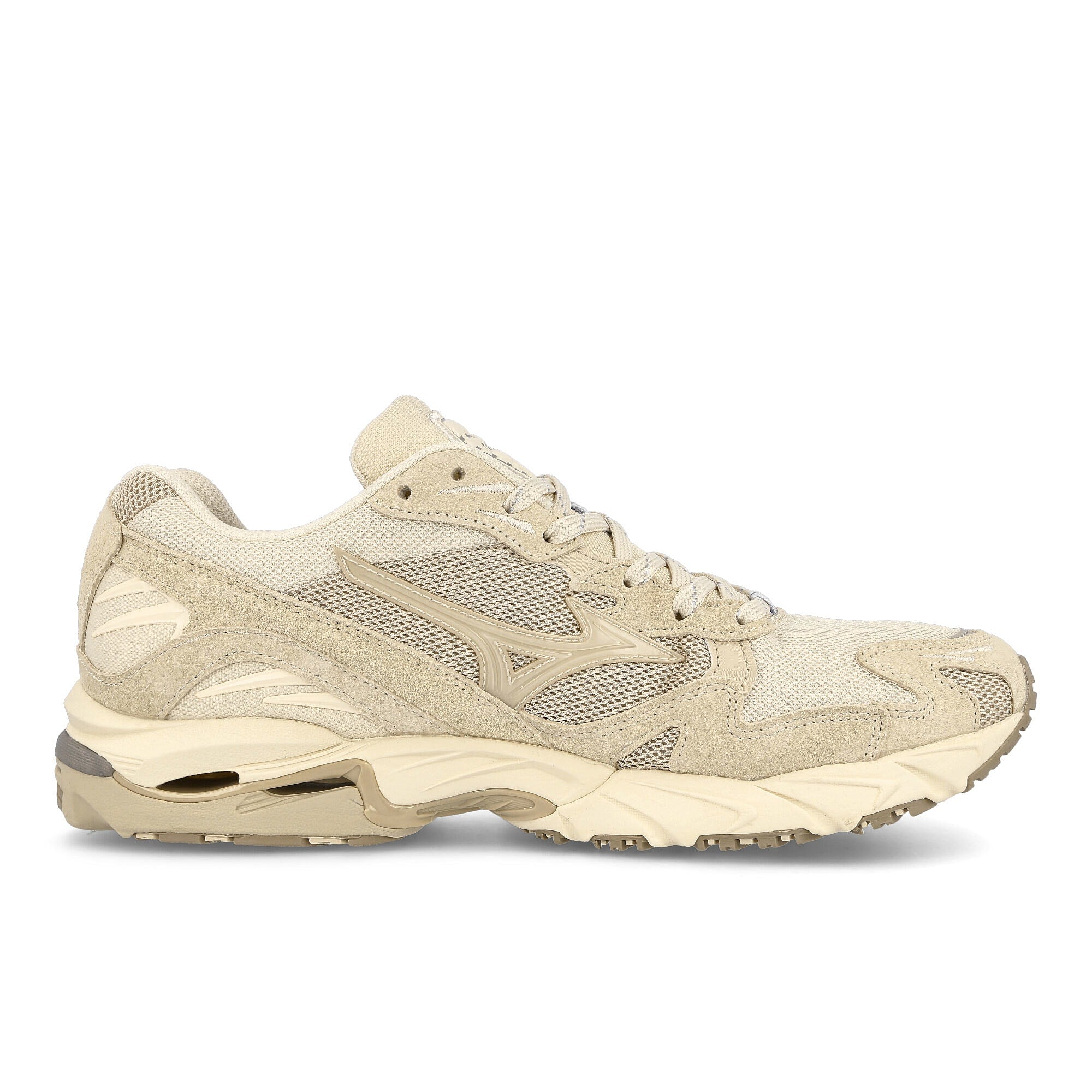 Mizuno wave rider 10 Cream / Cream Sneakers  Silhouette | Overkill