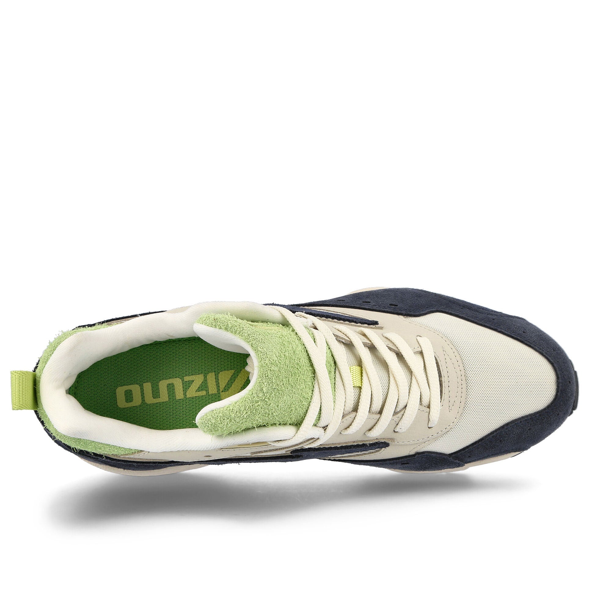 Mizuno contender s Deep Navy-Green Tea Sneakers  Detailfoto | Overkill
