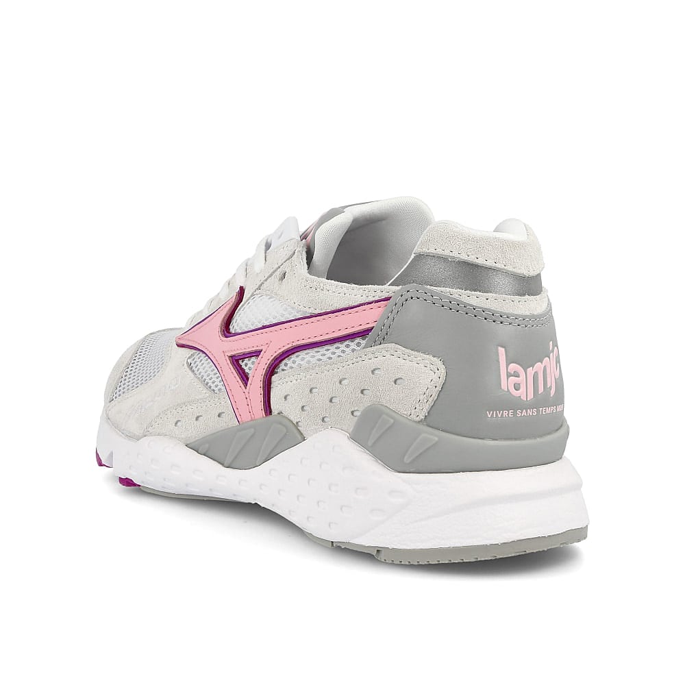 Mizuno La MJC x Mizuno Mondo Control White-Pink-Gray Sneakers  Material | Overkill
