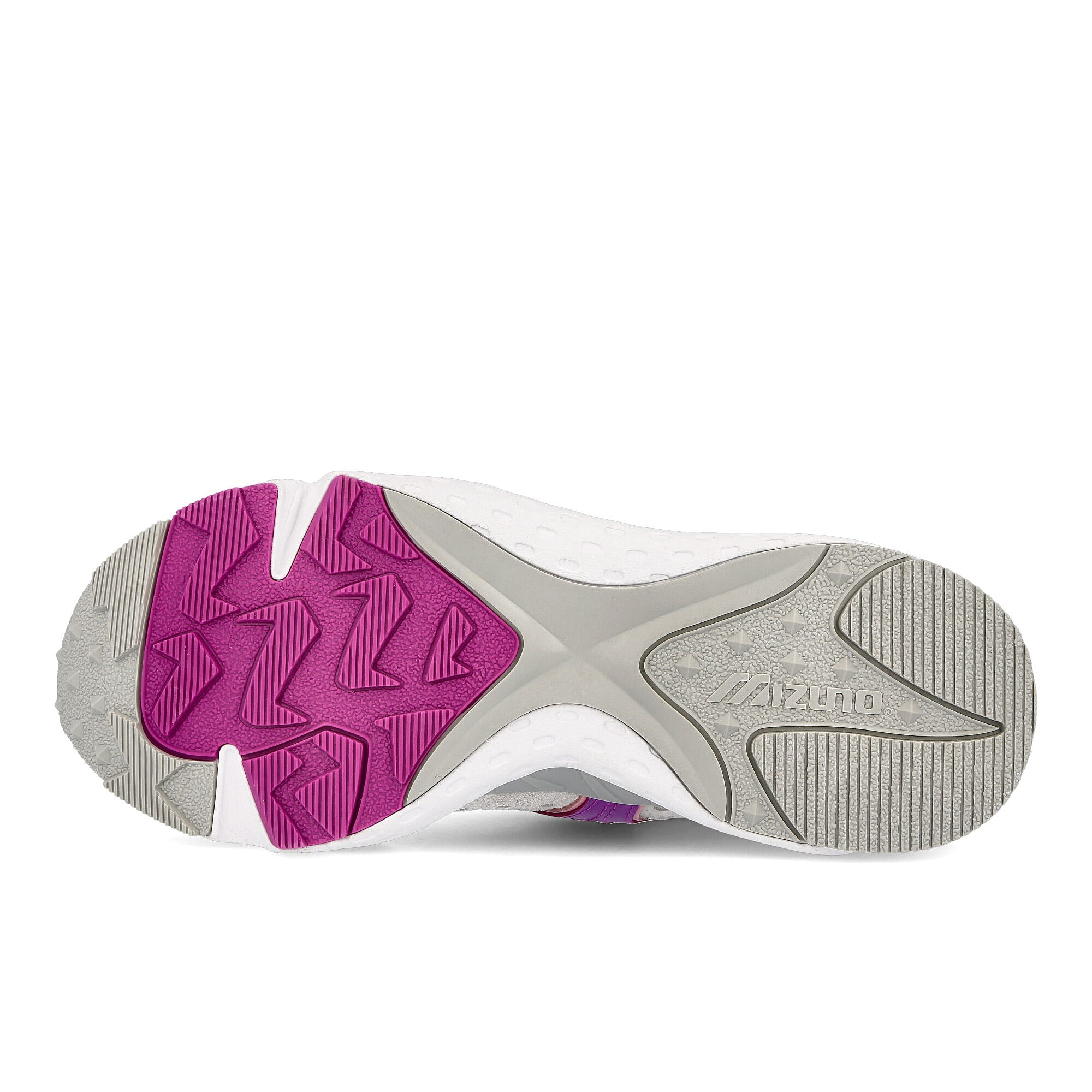 Mizuno La MJC x Mizuno Mondo Control White-Pink-Gray Sneakers  Detail View 1 | Overkill