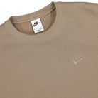 Nike NSW Classic Crew Sweatshirt Sandalwood / Khaki Sweatshirts Close-up | Overkill