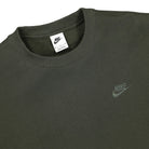 Nike NSW Classic Crew Sweatshirt Sequoia / Carbon Green Sweatshirts Close-up | Overkill