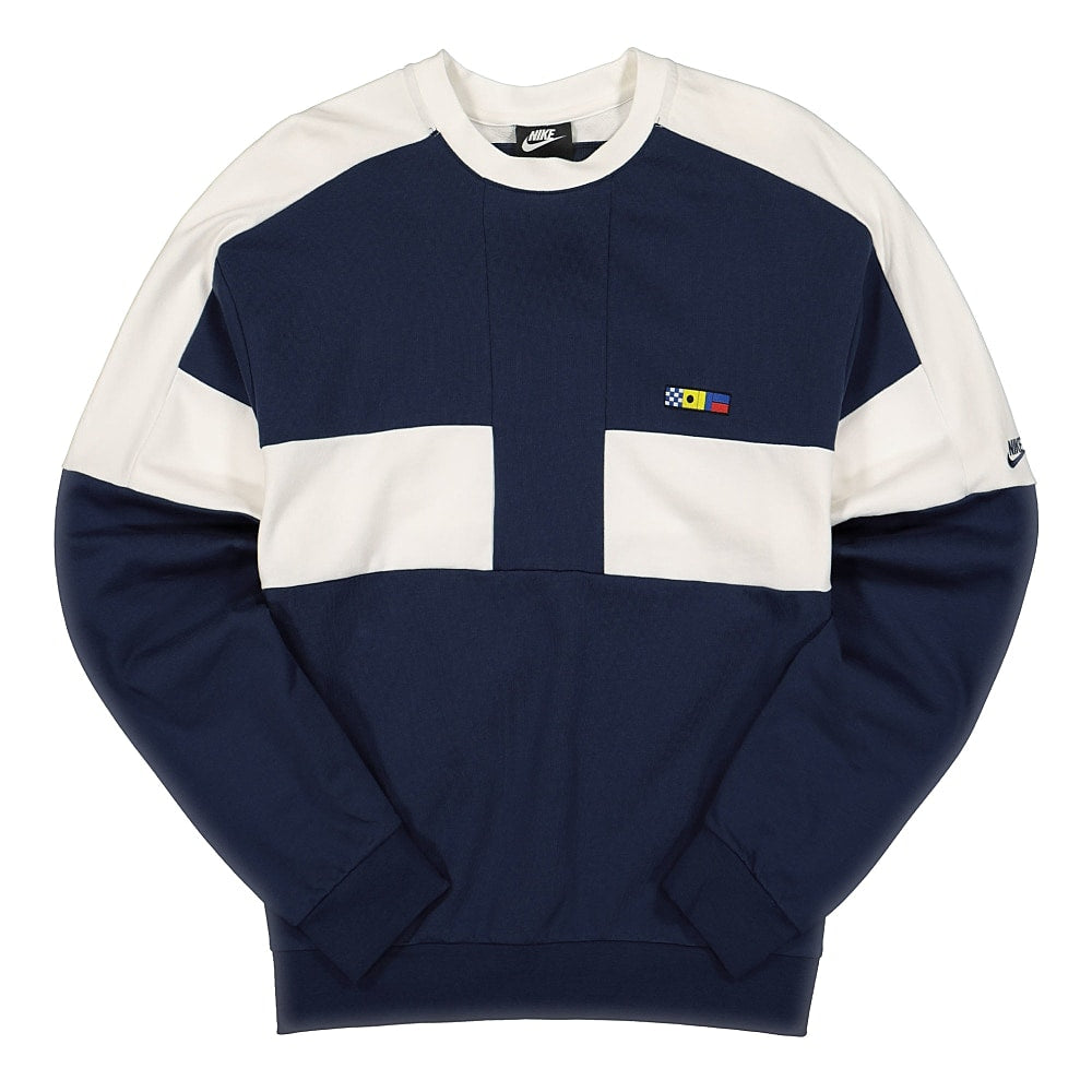 Nike NSW Reissue Fairlead FT Crew Midnight Navy / Sail - Midnight Avy Sweatshirts DA0372 410 | Overkill