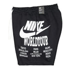 Nike NSW French Terry Short Worldtour Black Shorts Close-up | Overkill