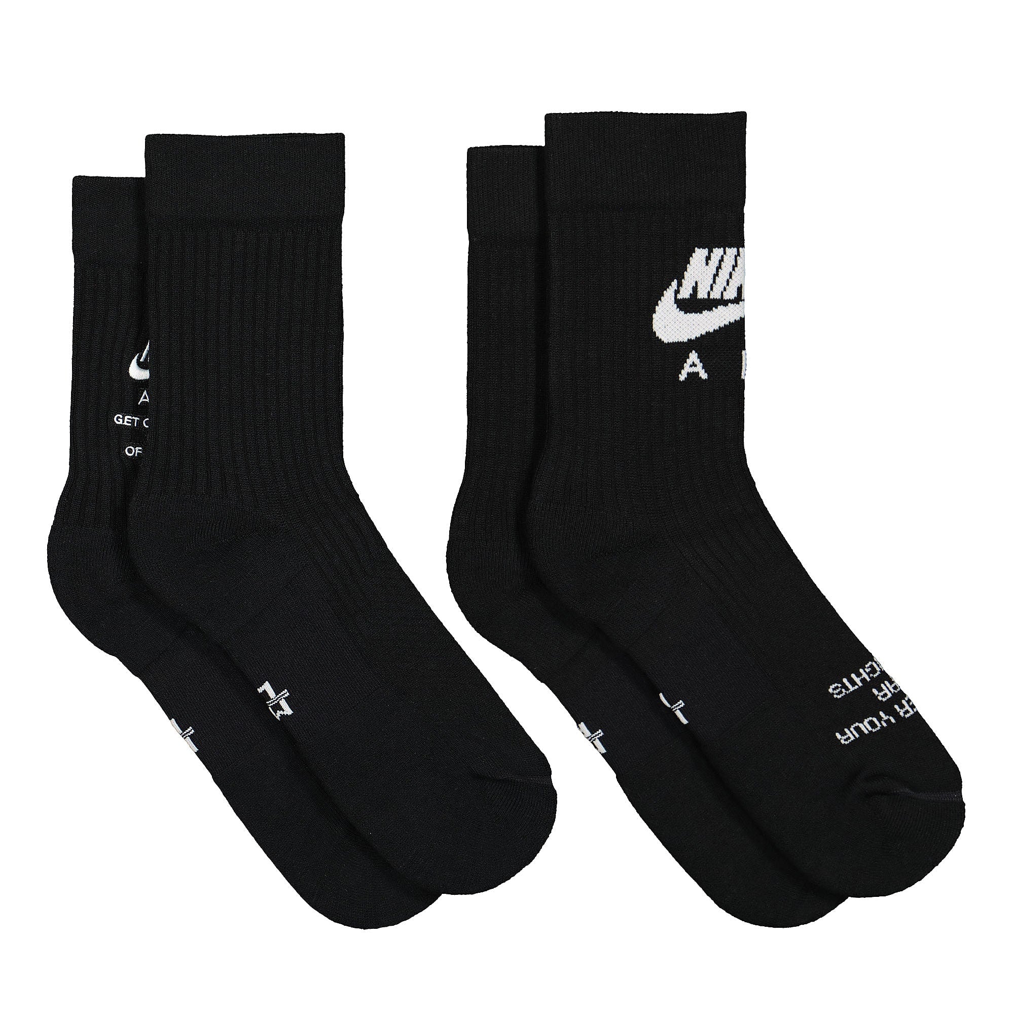 Nike SNKR Sox Black / White Socks Material | Overkill