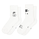 Nike SNKR Sox White / Black Socks DA2584 100 | Overkill