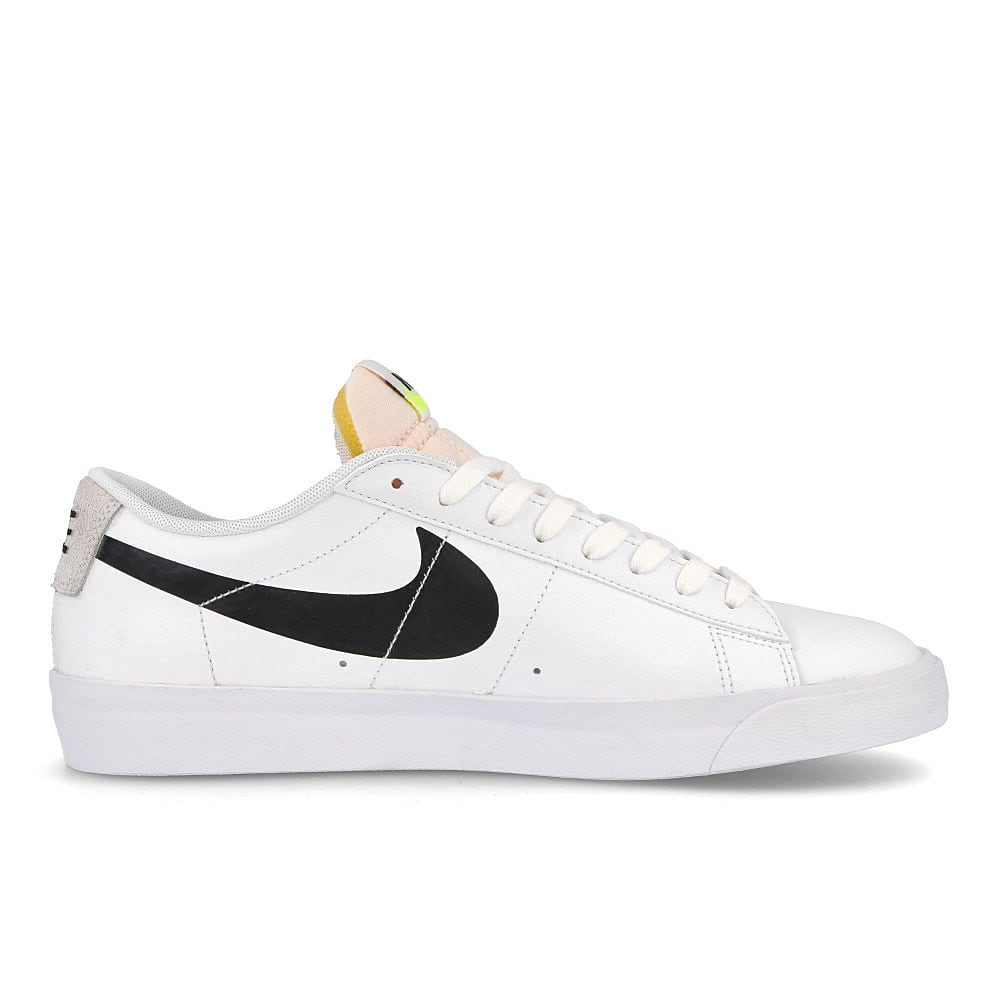Nike blazer low White-Black - Volt - Summit White Low Top Sneakers  Silhouette | Overkill