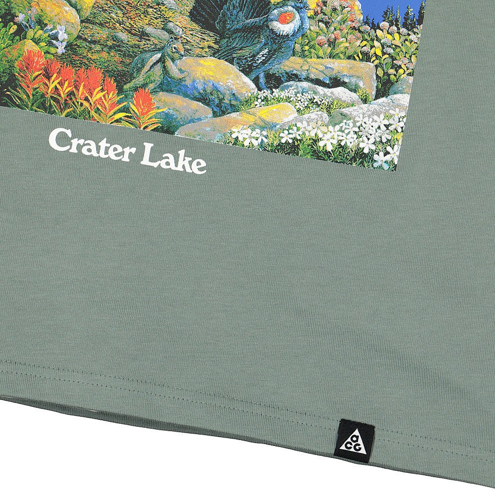 Nike NRG ACG Short Sleeve Crater Lake Tee Caly Green / White T-Shirts Detailfoto | Overkill